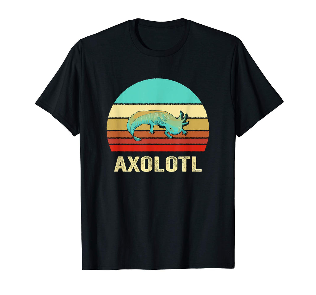 Sunset Axolotl T-Shirt - Aesthetic Graphic for Adults - T-Shirt, Sweatshirt, Hoodie