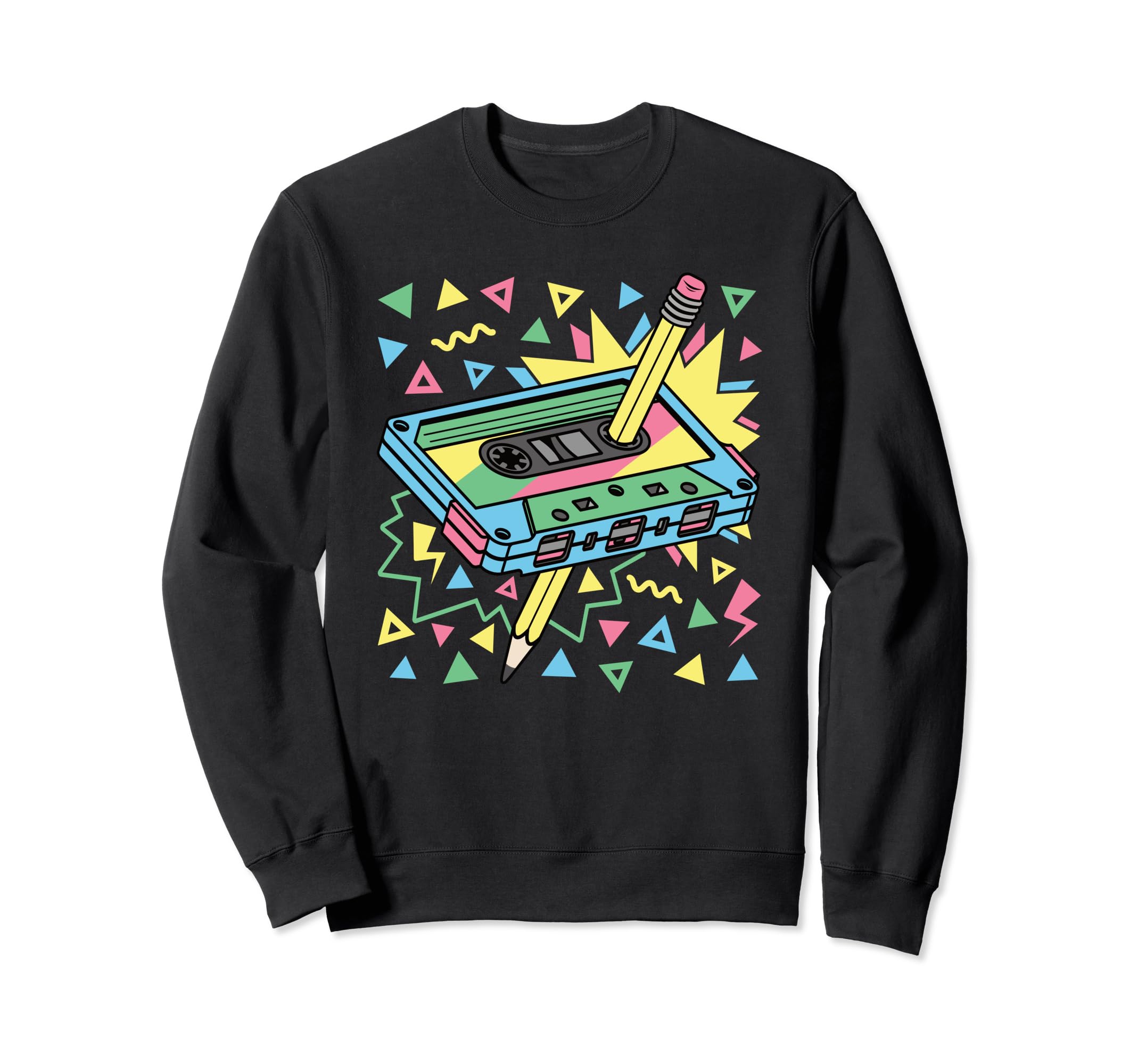 80S 90S Cassette Tape 1980S 1990S Sweatshirt - Minimalist Print Men Women - T-Shirt, Sweatshirt, Hoodie