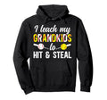 Baseball Softball Papa Grandpa Funny Hoodie - Novelty Apparel Unisex - T-Shirt, Sweatshirt, Hoodie
