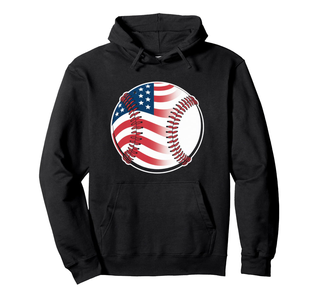 Softball Baseball Team Sport American Hoodie - Minimalist Print Men Women - T-Shirt, Sweatshirt, Hoodie