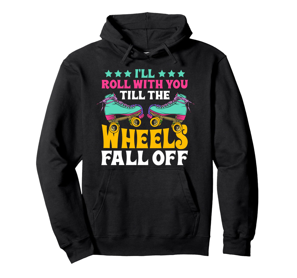Roller Skating Skate 1970S Ill Roll Hoodie - Aesthetic Graphic Men Women - T-Shirt, Sweatshirt, Hoodie