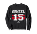 Nick Senzel 15 Cincinnati Ohio Sweatshirt - Minimalist Print for Adults - T-Shirt, Sweatshirt, Hoodie
