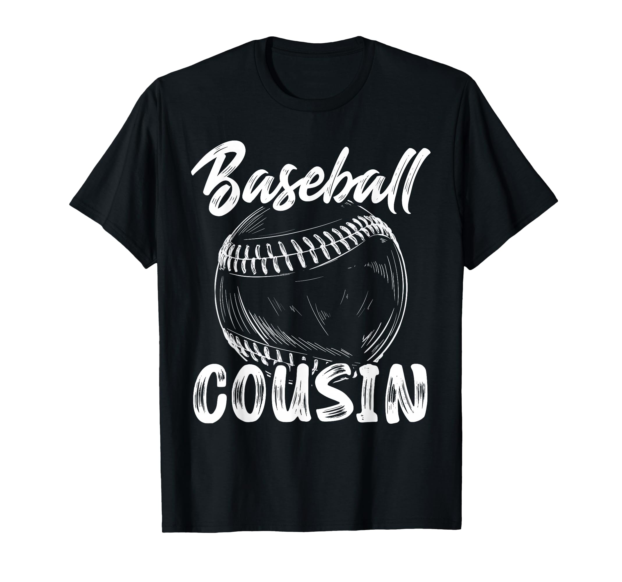 Baseball Cousin Him Family Matching T-Shirt - Novelty Apparel for Adults - T-Shirt, Sweatshirt, Hoodie