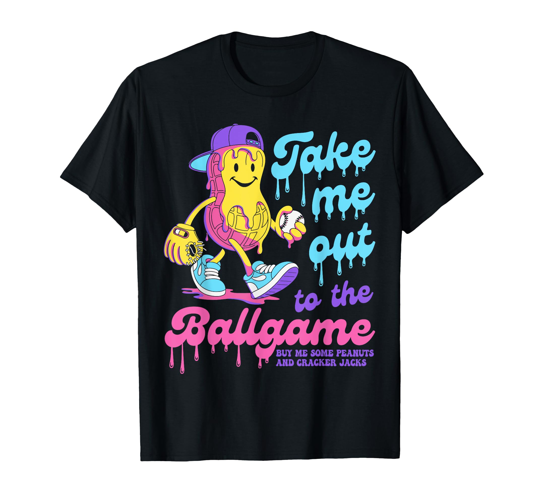 Take Me Out To Ball Game Funny Baseball T-Shirt - Minimalist Print Unisex - T-Shirt, Sweatshirt, Hoodie