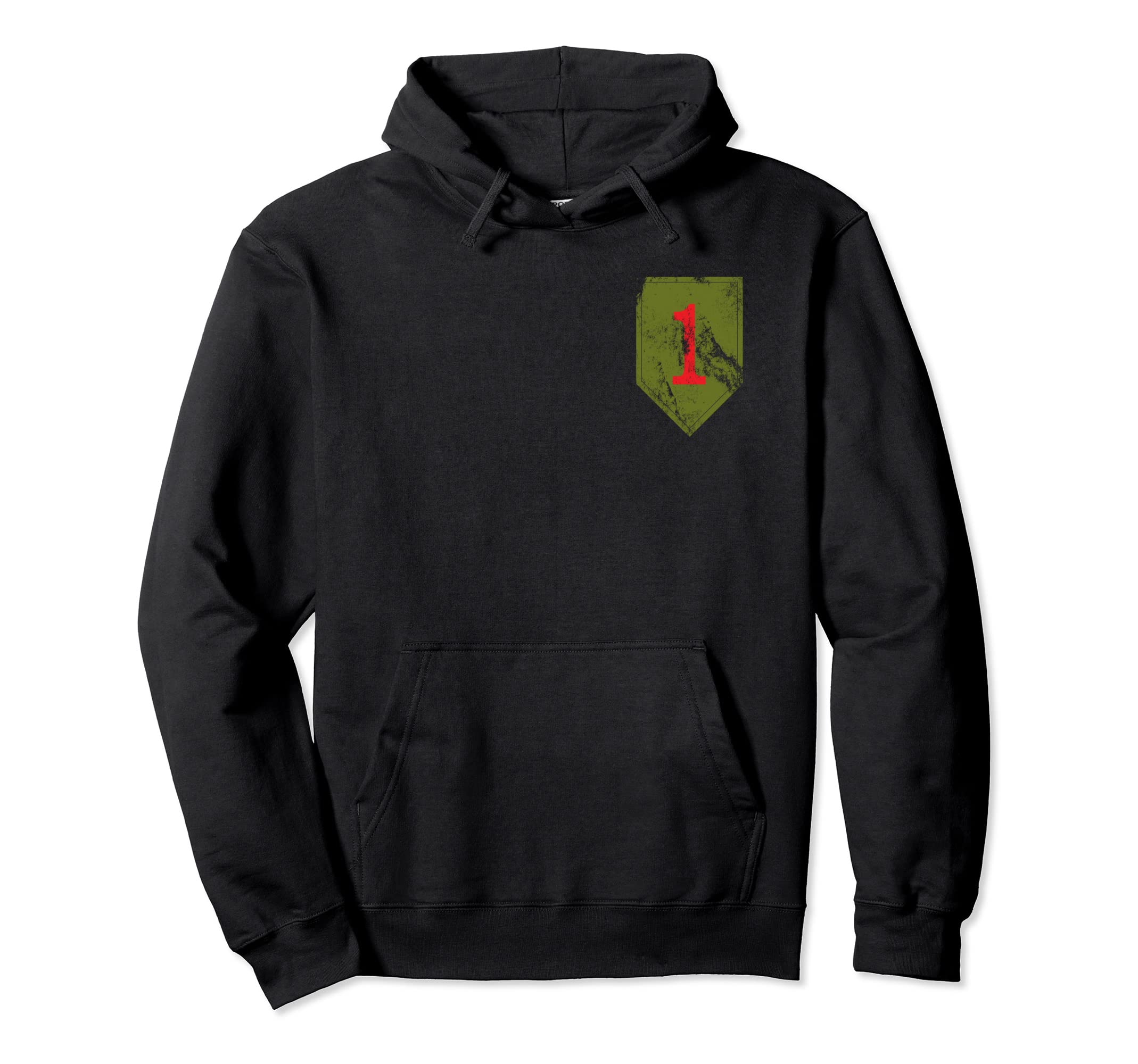1St Infantry Division Patch 1St Hoodie - Casual Everyday Wear for Adults - T-Shirt, Sweatshirt, Hoodie