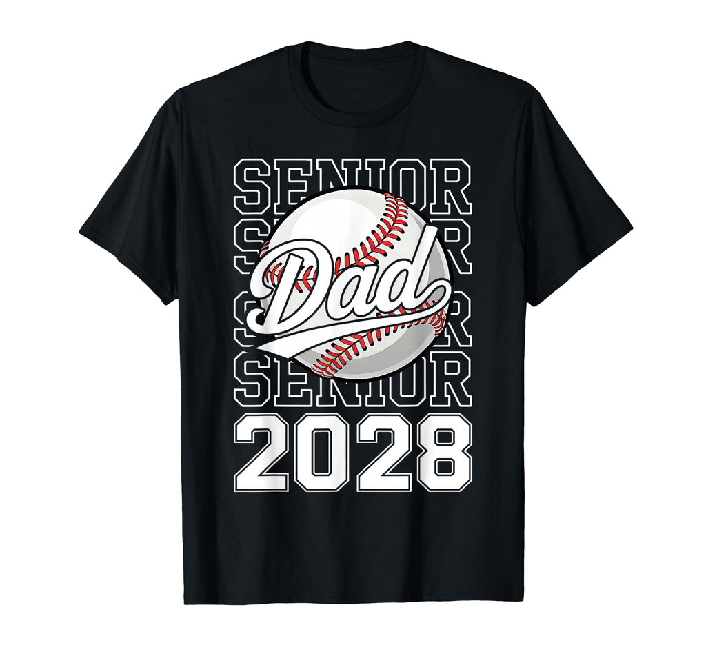 Proud Dad 2028 Senior Graduate T-Shirt - Fun Novelty Design Men Women - T-Shirt, Sweatshirt, Hoodie