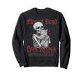 Skeleton Cuddles Cat Black Gothic Sweatshirt - Trendy Graphic Unisex - T-Shirt, Sweatshirt, Hoodie