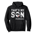 Thats My Son Baseball Catcher Mom Hoodie - Minimalist Print Unisex - T-Shirt, Sweatshirt, Hoodie