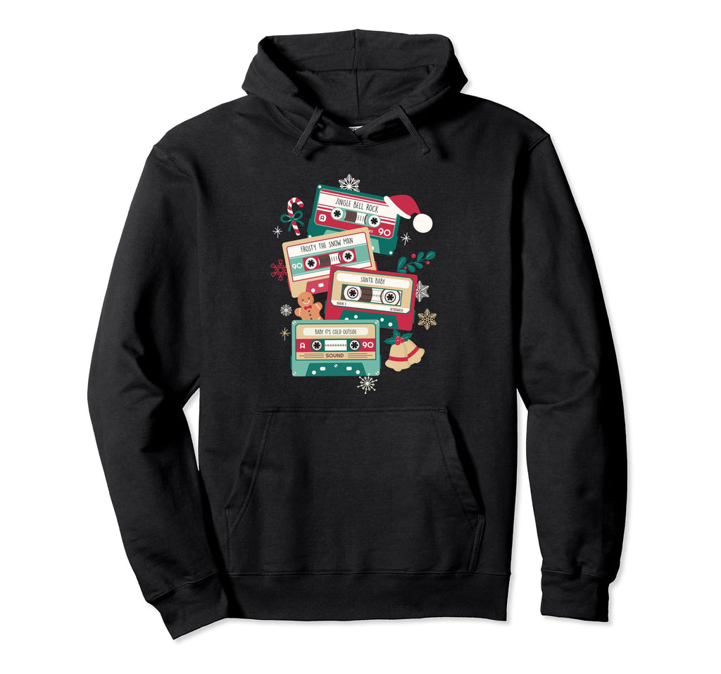 Cassette Tapes Hoodie - Fun Novelty Design Men Women - T-Shirt, Sweatshirt, Hoodie