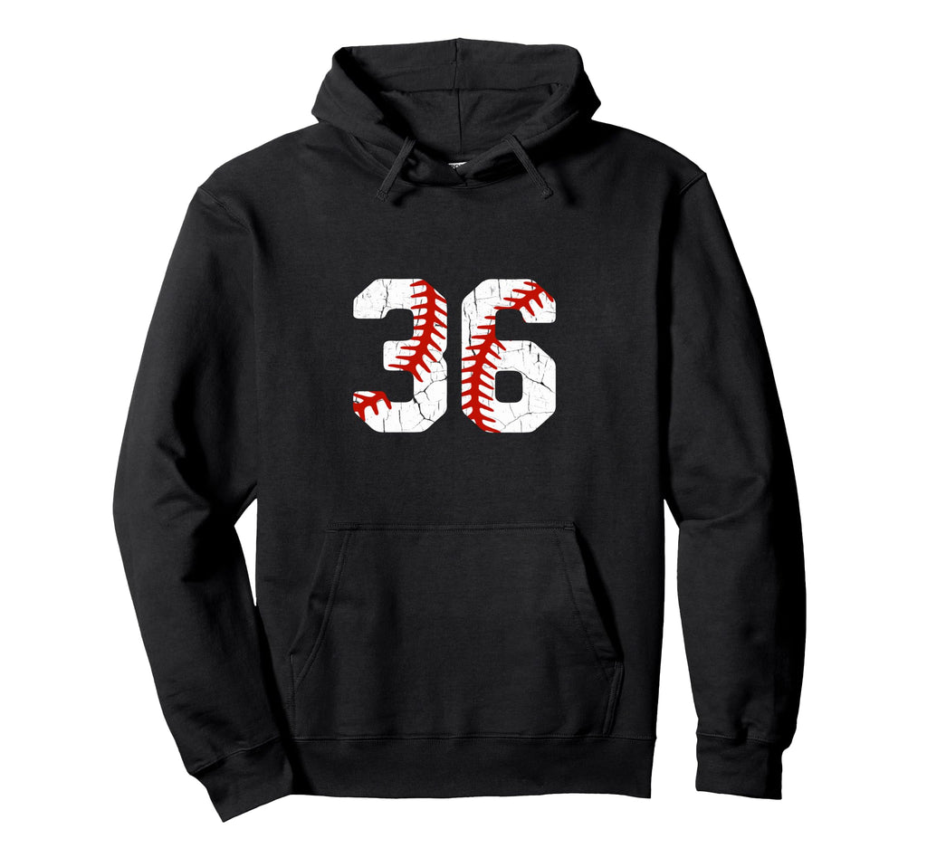 Baseball Player Jersey Number 36 36 Hoodie - Streetwear Style for Adults - T-Shirt, Sweatshirt, Hoodie