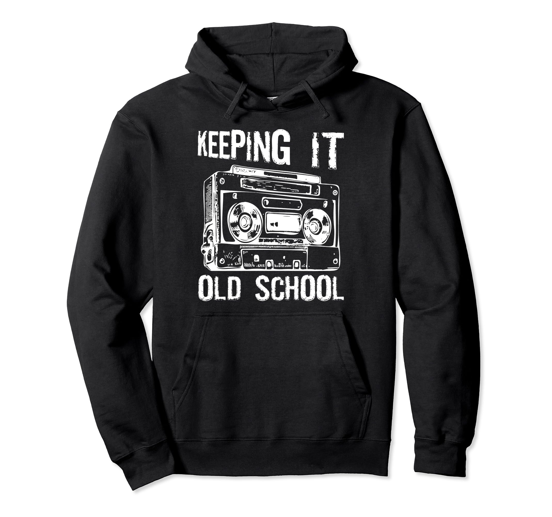 Keeping It Old School 80S 90S Music Hoodie - Unique Graphic Men Women - T-Shirt, Sweatshirt, Hoodie