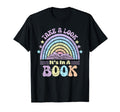 Take Its Book Reading Rainbow Book T-Shirt - Minimalist Print Men Women - T-Shirt, Sweatshirt, Hoodie