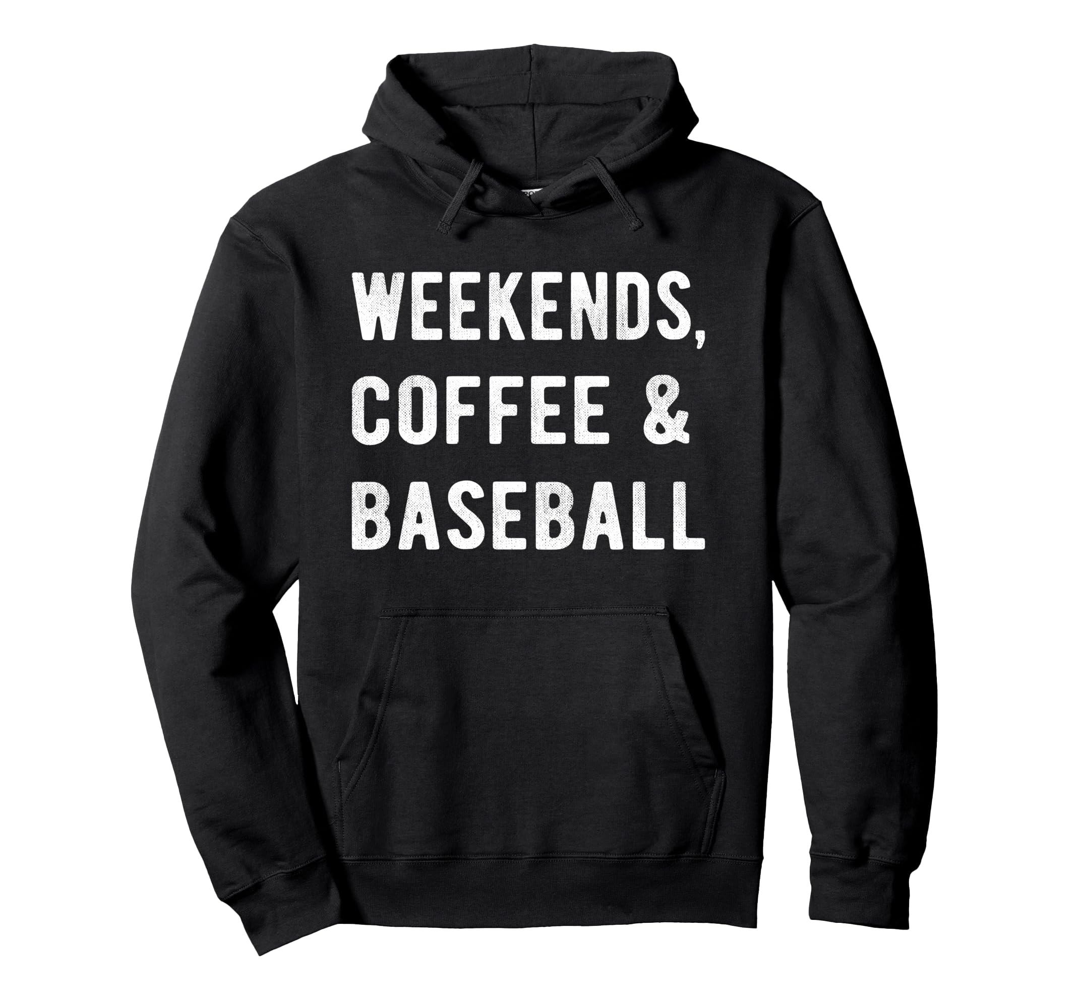 Weekends Coffee And Baseball Players Hoodie - Aesthetic Graphic for Adults - T-Shirt, Sweatshirt, Hoodie