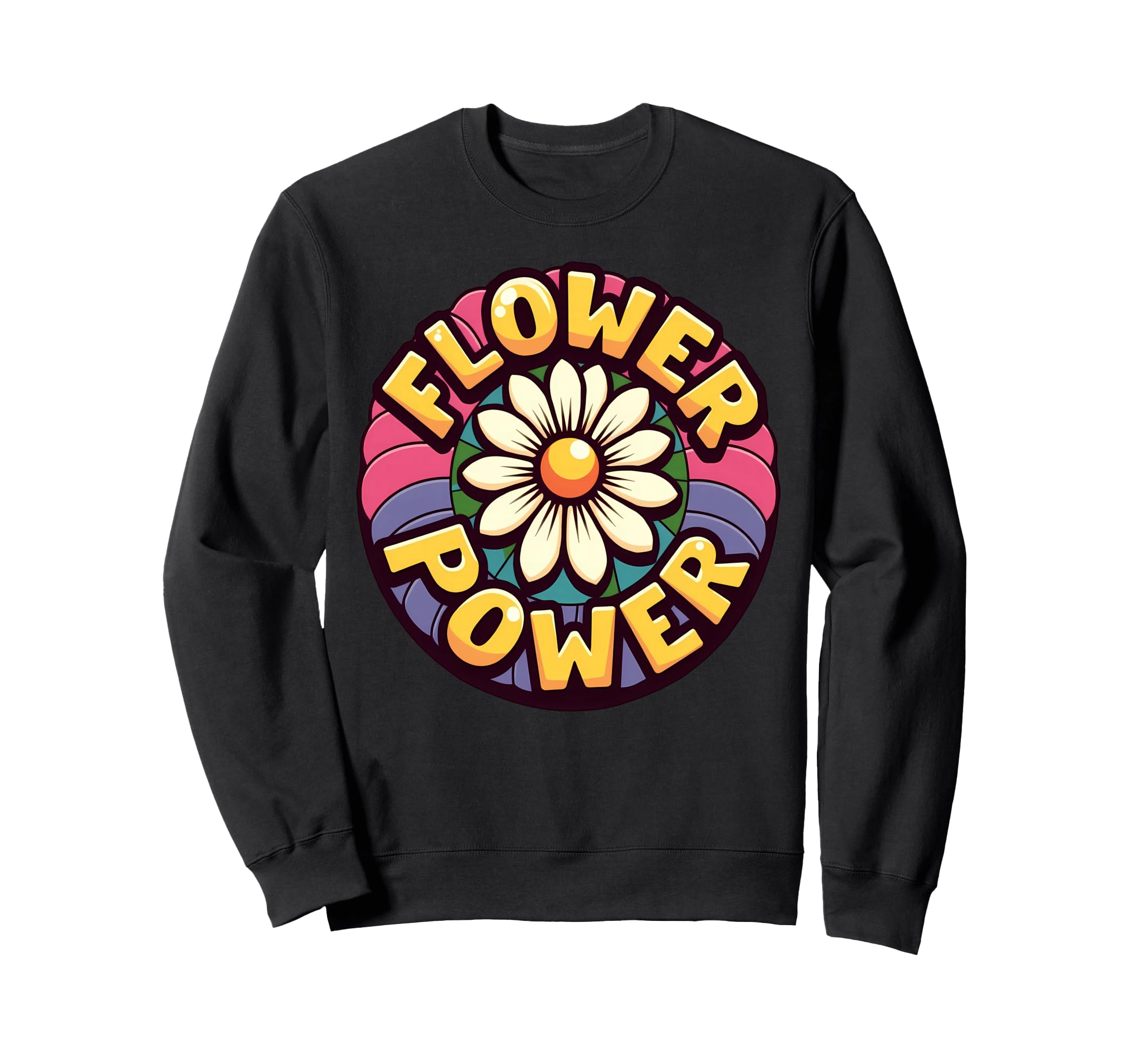 Flower Power Costume Sweatshirt - Streetwear Style Men Women - T-Shirt, Sweatshirt, Hoodie
