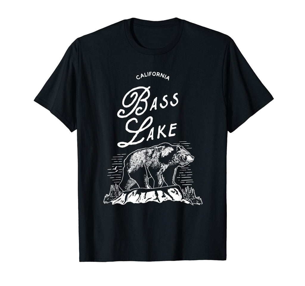 Bass Lake Bear Vacation California T-Shirt - Streetwear Style for Adults - T-Shirt, Sweatshirt, Hoodie
