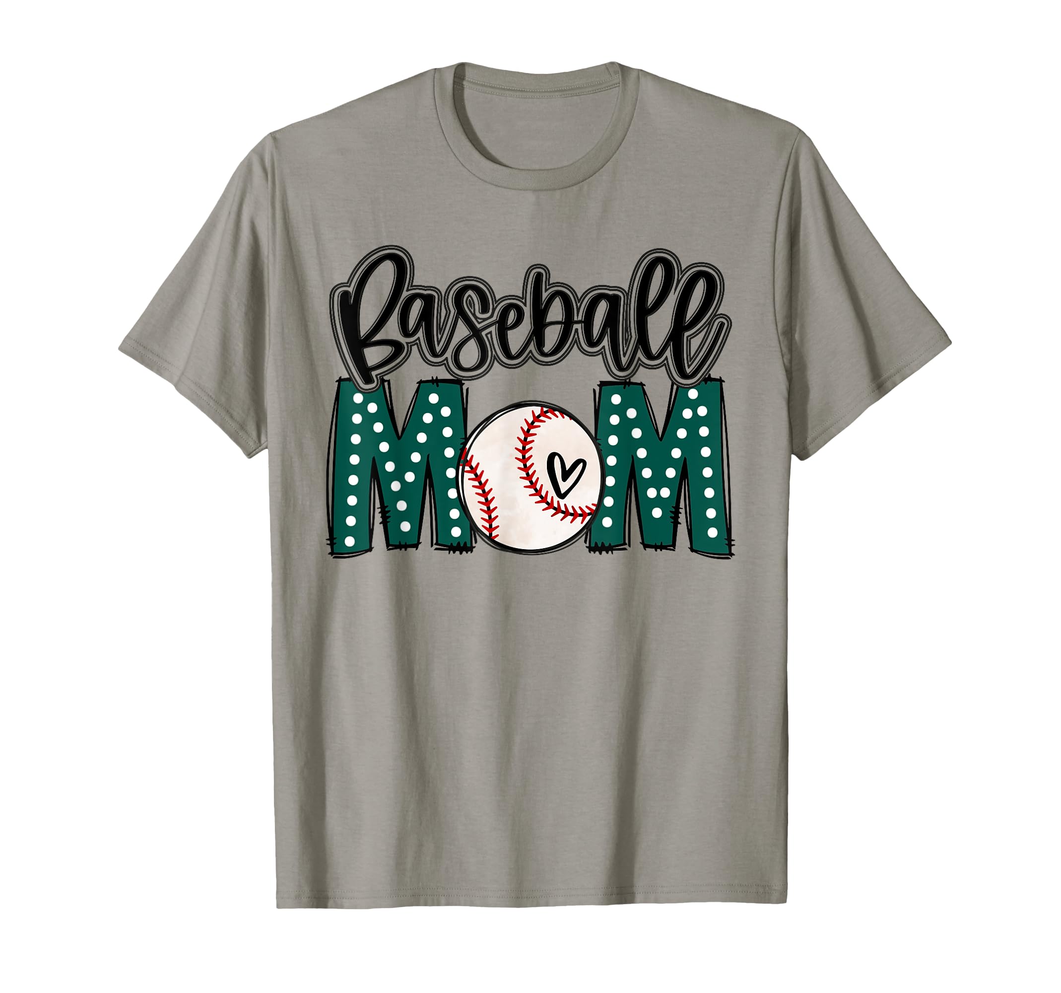 Baseball Mom Baseball Mama Player T-Shirt - Aesthetic Graphic for Adults - T-Shirt, Sweatshirt, Hoodie