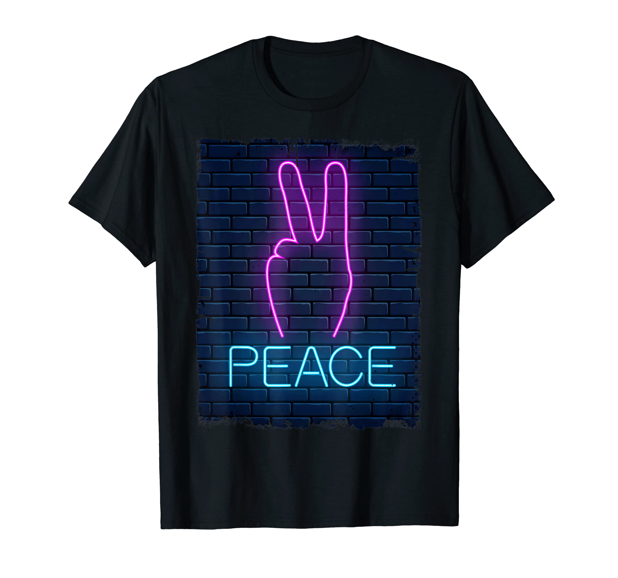 Peace Sign Hand Peace Sign Decor Hoodie - Aesthetic Graphic for Adults - T-Shirt, Sweatshirt, Hoodie