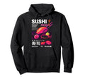 Sushi Japanese Streetwear Cyberpunk Hoodie - Casual Everyday Wear Unisex - T-Shirt, Sweatshirt, Hoodie
