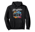Photographer Storyteller Camera Hoodie - Fun Novelty Design for Adults - T-Shirt, Sweatshirt, Hoodie