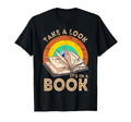 Rainbow Book Book Reader Bookworm T-Shirt - Unique Graphic Unisex - T-Shirt, Sweatshirt, Hoodie