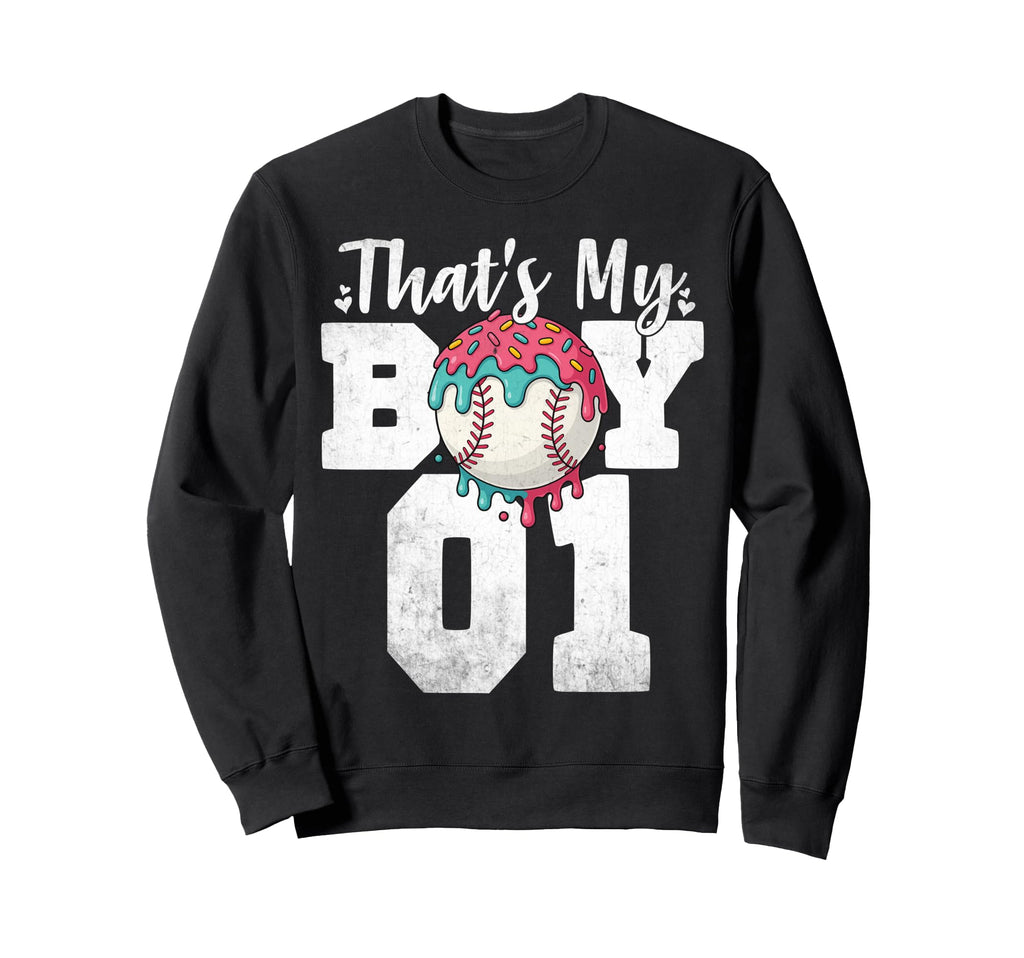 Thats My Baseball 1 Number Mom Dad 1 Sweatshirt - Custom Art Print Unisex - T-Shirt, Sweatshirt, Hoodie