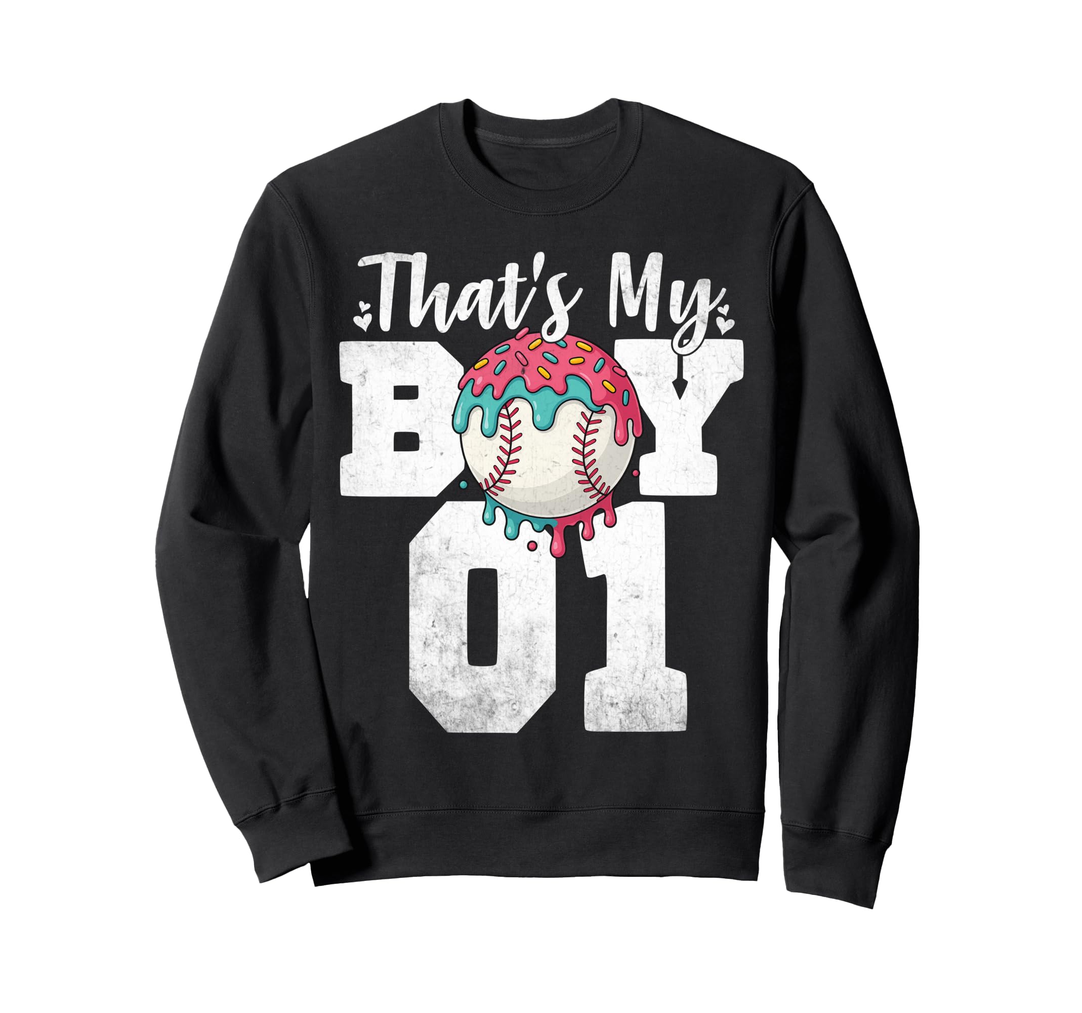 Thats My Baseball 1 Number Mom Dad 1 Sweatshirt - Custom Art Print Unisex - T-Shirt, Sweatshirt, Hoodie