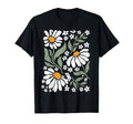 Boho Daisy Flower Colors Botanical T-Shirt - Novelty Apparel Men Women - T-Shirt, Sweatshirt, Hoodie