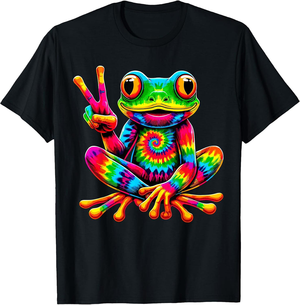 Tie Dye Frog for lover - Adult & Kids T-Shirts, Sweatshirts & Hoodies apparel design preview 1
