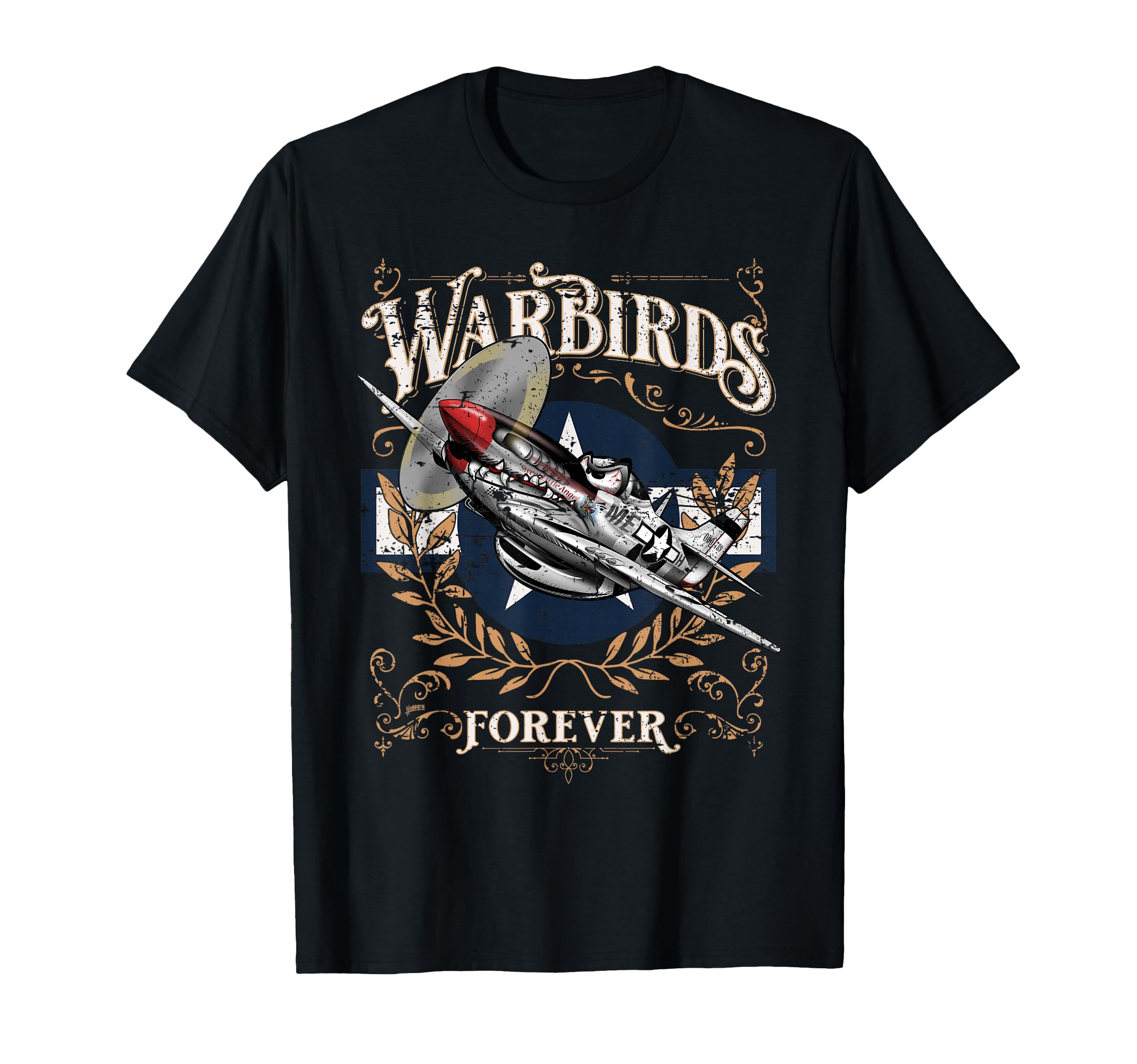 Warbirds Forever Wwii Nostalgia T-Shirt - Graphic Print Men Women - T-Shirt, Sweatshirt, Hoodie
