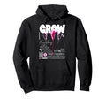 Y2K Grow Bold Urban Graffiti Aesthetic Hoodie - Unique Graphic Unisex - T-Shirt, Sweatshirt, Hoodie