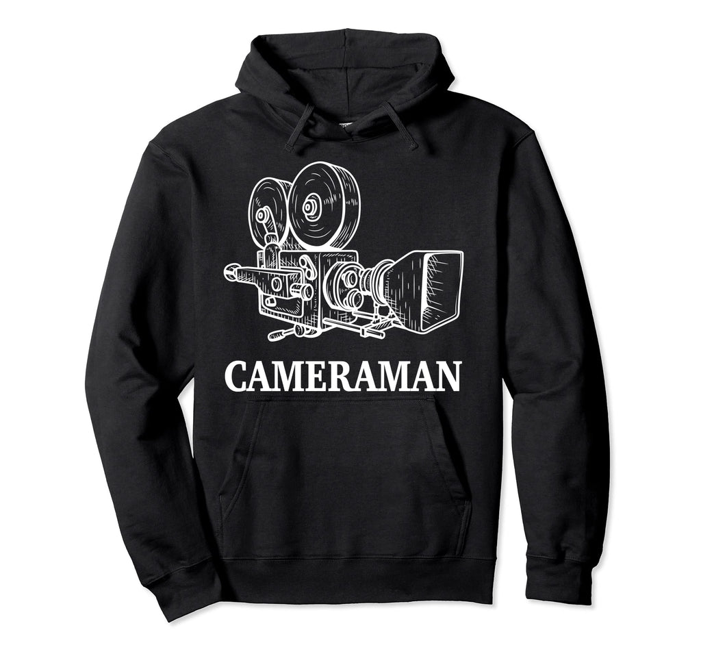 Movie Camera Operator Assistant Cameraman Hoodie - Trendy Graphic Unisex - T-Shirt, Sweatshirt, Hoodie