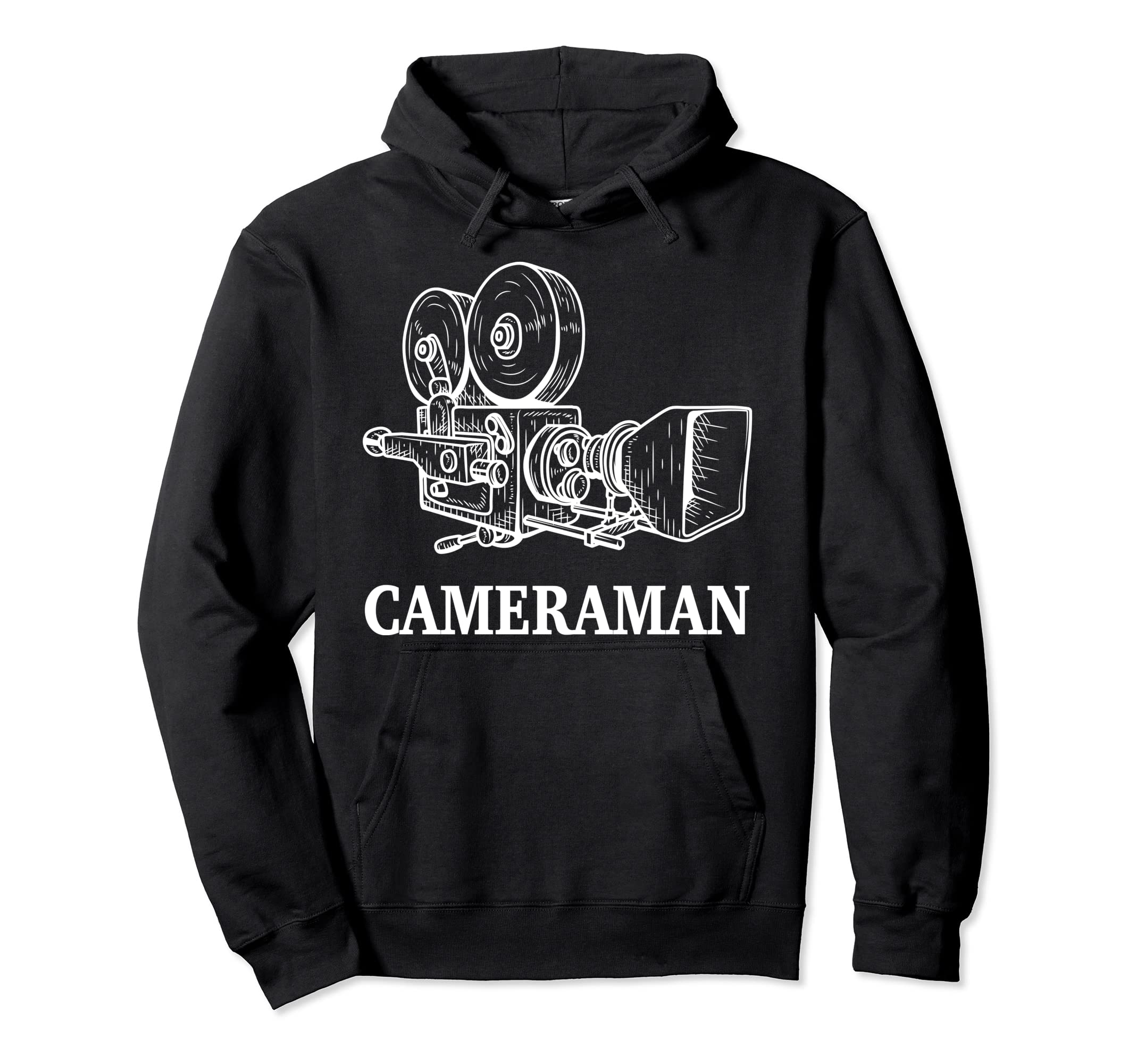 Movie Camera Operator Assistant Cameraman Hoodie - Trendy Graphic Unisex - T-Shirt, Sweatshirt, Hoodie