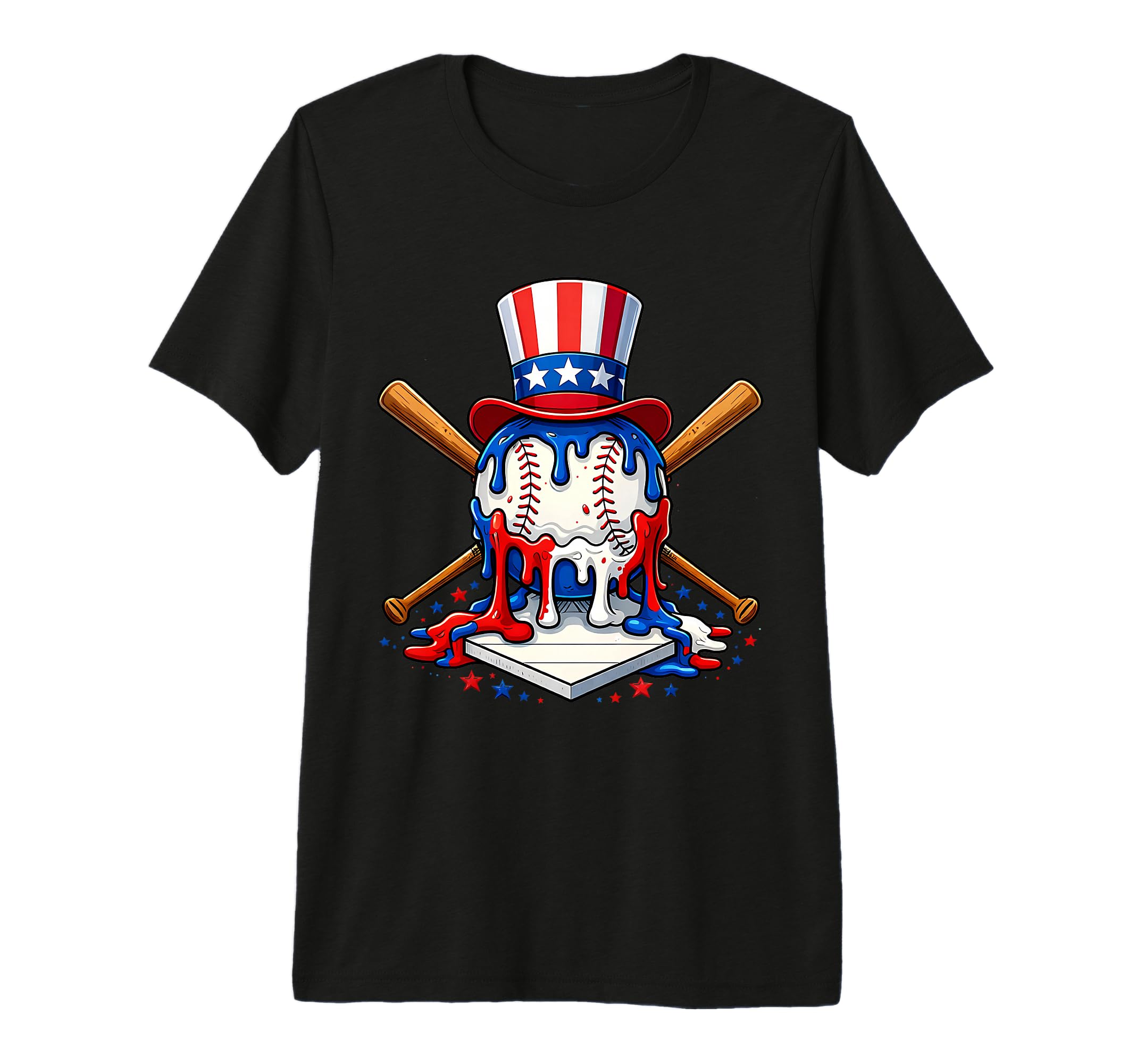 Patriotic 4Th July Baseball Uncle Sam T-Shirt - Minimalist Print Men Women - T-Shirt, Sweatshirt, Hoodie