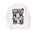 Funny Baseball Mom Sports Season Sweatshirt - Graphic Print for Adults - T-Shirt, Sweatshirt, Hoodie