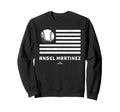 Flag Stripes Angel Martinez Prospect Sweatshirt - Unique Graphic Unisex - T-Shirt, Sweatshirt, Hoodie
