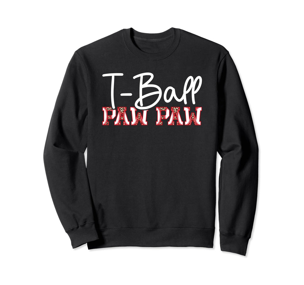 T Ball Paw Paw Leopard Baseball T Sweatshirt - Aesthetic Graphic Men Women - T-Shirt, Sweatshirt, Hoodie