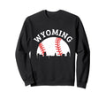 Wyoming Baseball State Pride Sweatshirt - Casual Everyday Wear Men Women - T-Shirt, Sweatshirt, Hoodie