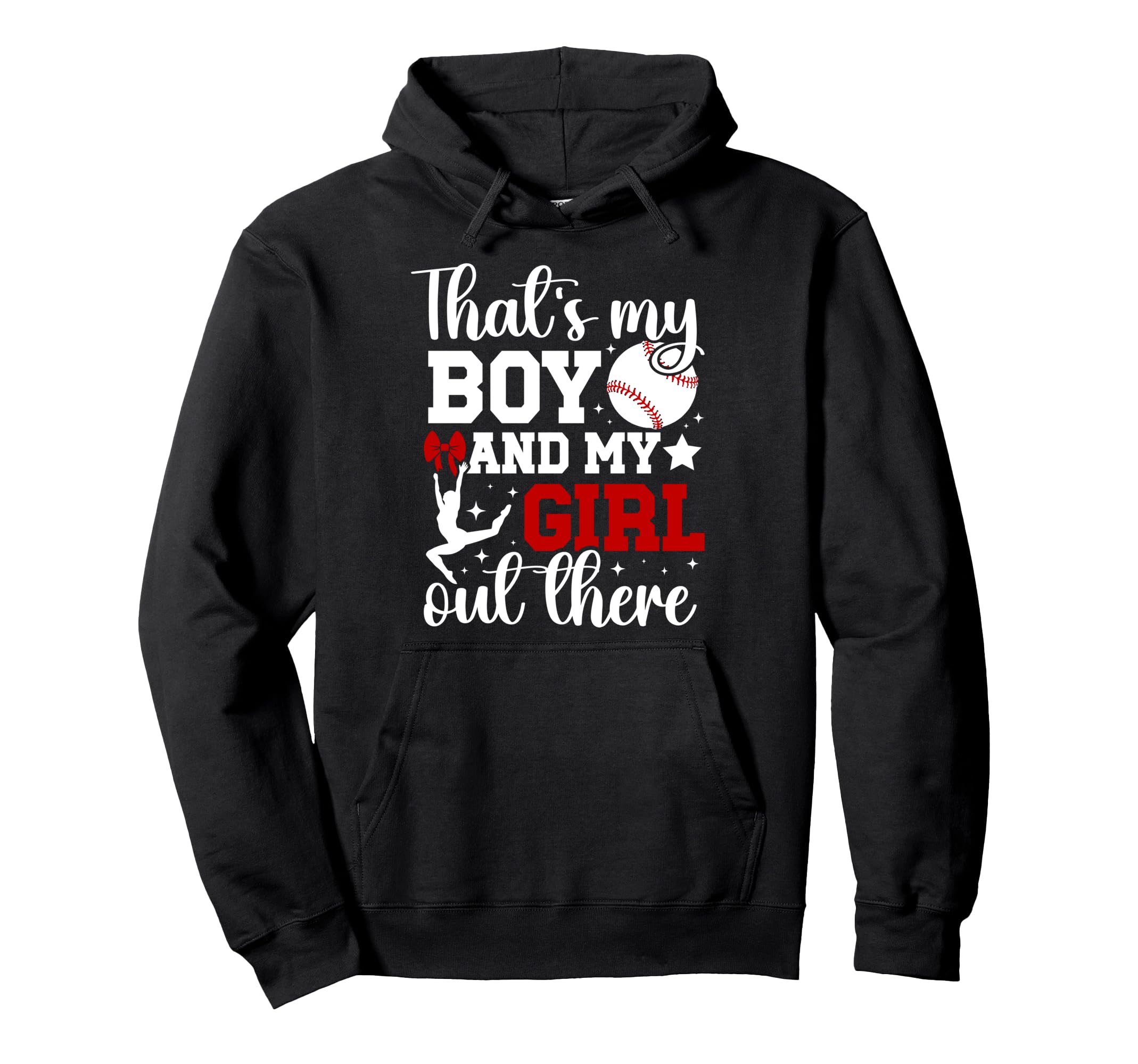 Baseball And Dance Mom Proud Dancing Hoodie - Novelty Apparel for Adults - T-Shirt, Sweatshirt, Hoodie