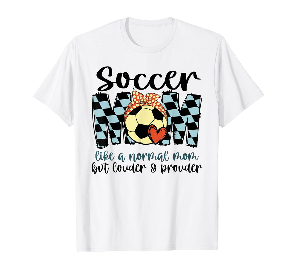 Soccer Mom Like Normal Mom Game Day T-Shirt - Aesthetic Graphic for Adults - T-Shirt, Sweatshirt, Hoodie