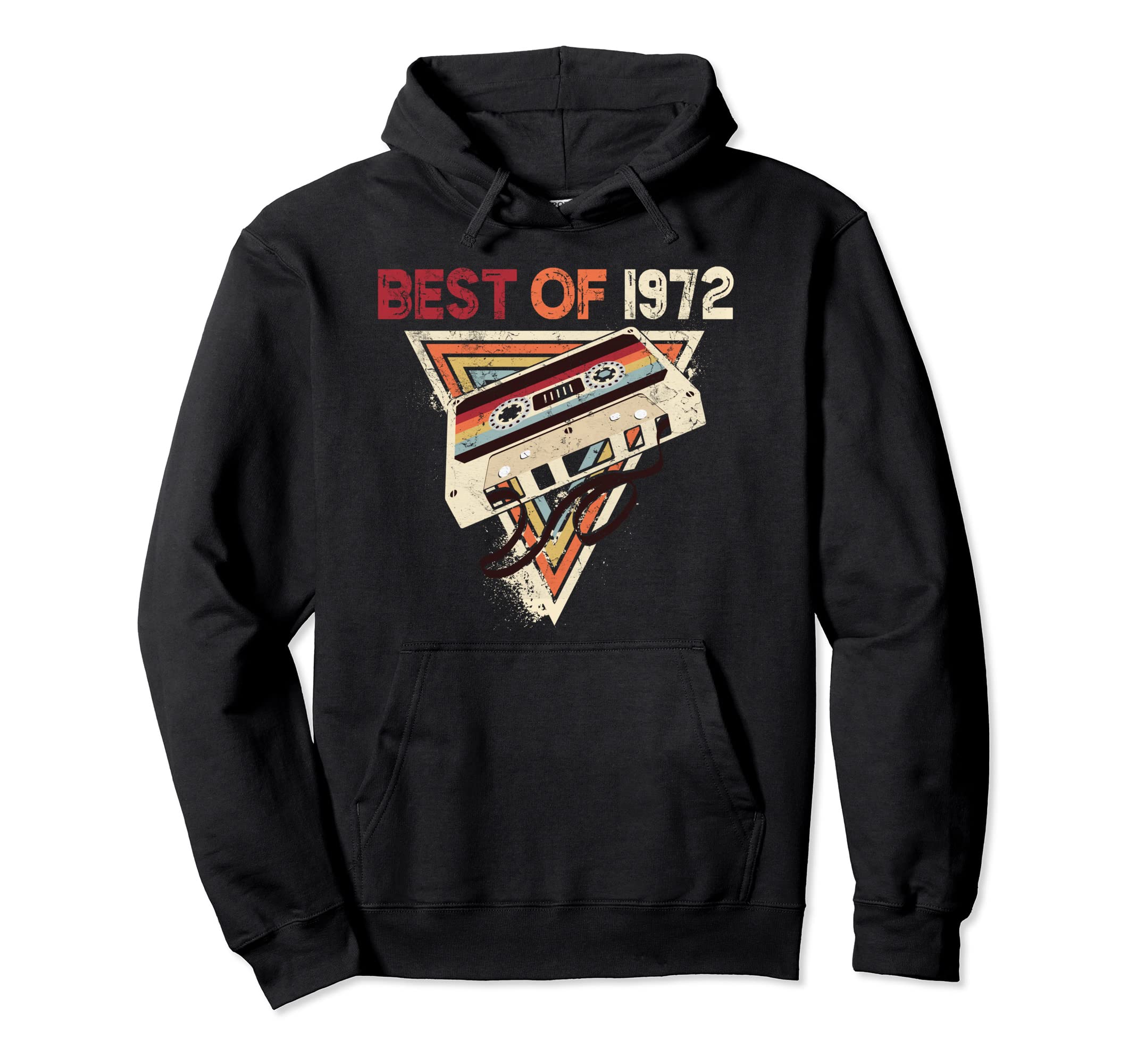 Best 1972 Mixtape 51Th Birthday Cassette Hoodie - Unique Graphic Men Women - T-Shirt, Sweatshirt, Hoodie