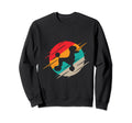 Poodle Dog Sunset Distressed Sweatshirt - Unique Graphic Men Women - T-Shirt, Sweatshirt, Hoodie