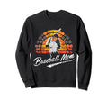 Sunset Baseball Mom Funny Mothers Sweatshirt - Casual Everyday Wear Unisex - T-Shirt, Sweatshirt, Hoodie