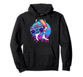 Rollerskates Funny 80S Roller Disco Skating Hoodie - Graphic Print Unisex - T-Shirt, Sweatshirt, Hoodie