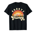 Groovy Grumpa Rainbow Colorful T-Shirt - Custom Art Print for Adults - T-Shirt, Sweatshirt, Hoodie