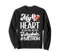 Ball Mom Proud Football Baseball Sweatshirt - Casual Everyday Wear Unisex - T-Shirt, Sweatshirt, Hoodie