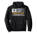 Usa American Flag Proud Baseball Dad Hoodie - Trendy Graphic for Adults - T-Shirt, Sweatshirt, Hoodie