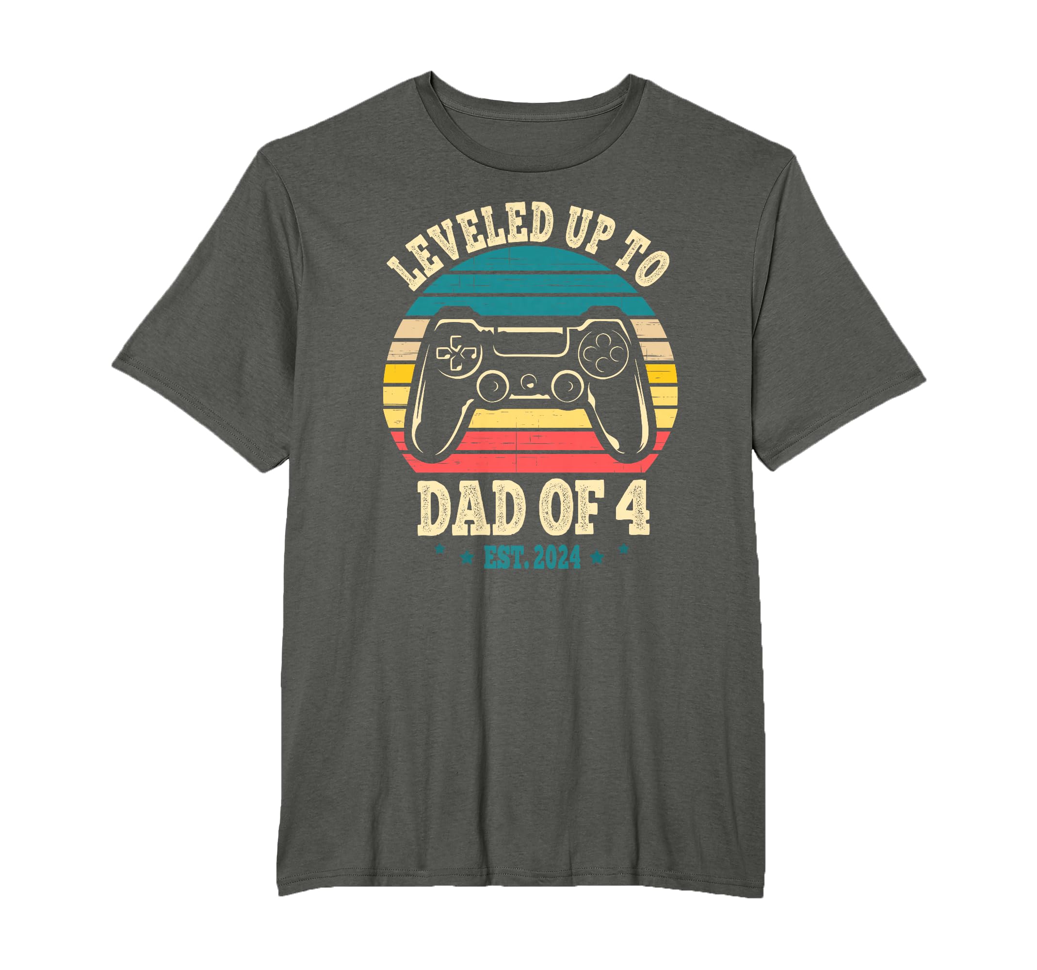 Leveled Up To Dad 4 Promoted To Daddy T-Shirt - Streetwear Style Unisex - T-Shirt, Sweatshirt, Hoodie