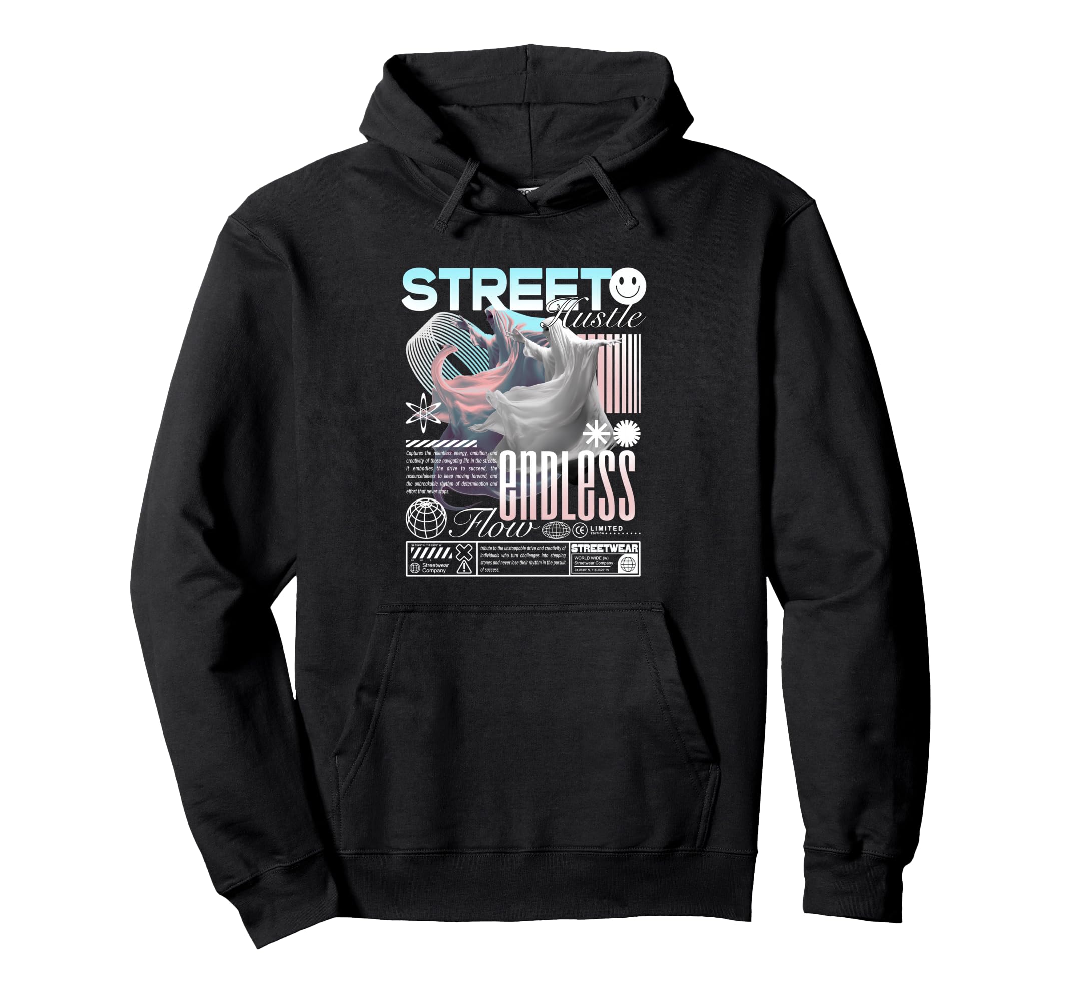 Y2K Street Bold Urban Graffiti Aesthetic Hoodie - Streetwear Style Unisex - T-Shirt, Sweatshirt, Hoodie