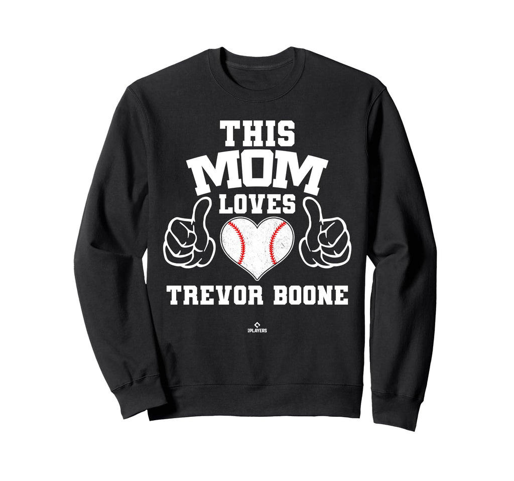 This Mom Loves Trevor Boone Sweatshirt - Fun Novelty Design for Adults - T-Shirt, Sweatshirt, Hoodie
