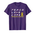 Retinoblastoma Awareness Peace Love Cure T-Shirt - Unique Graphic Men Women - T-Shirt, Sweatshirt, Hoodie
